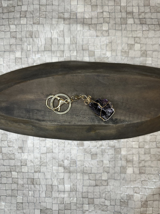 Amethyst Keyring